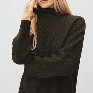Everlane The Cashmere Stroopwafel Turtleneck Sweater